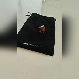 BCBG MAXAZRIA Lucite Plastic Ring